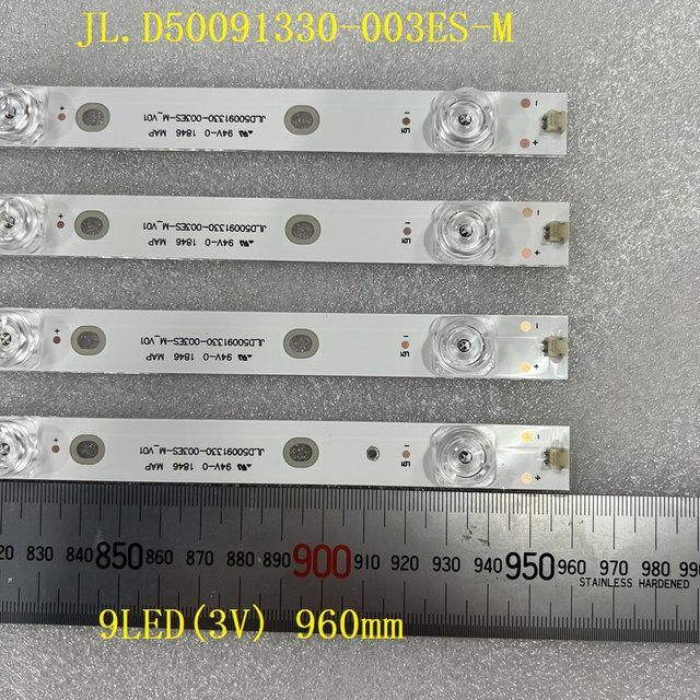 LED-Streifen für Hisense TV Modelle 50A6100UW LB5009C 50A6100 HD500S1U51 50h6e HA50A57 HZ50A55 h50a6250uk H50A6500 H50A6140 in Weiß - Bild 1