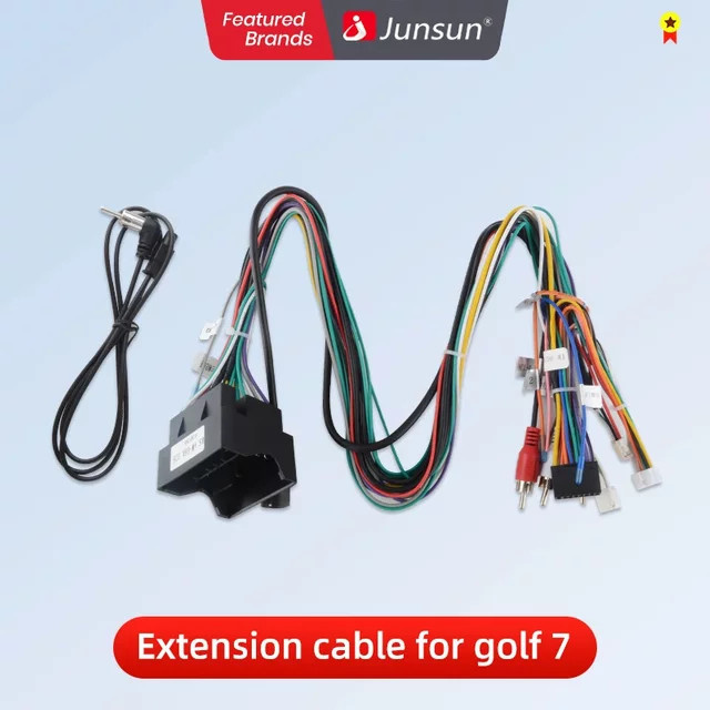 Junsun Autoradio-Verlängerungskabel für Golf 7-Sitzer und Leon - Bild 1