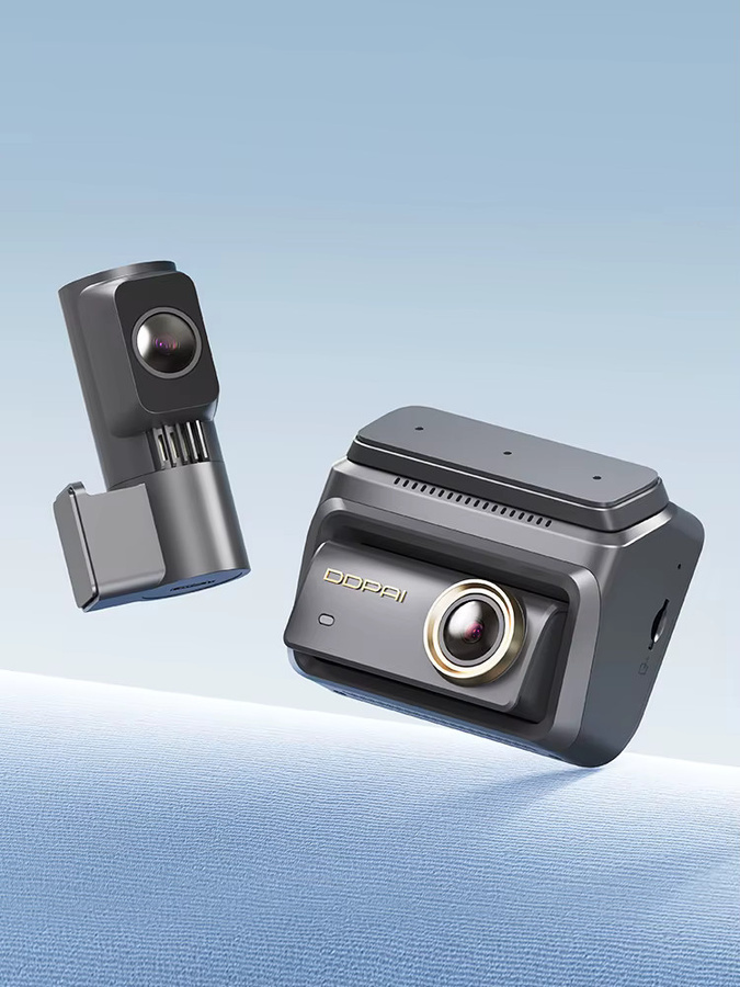 DDPAI Z90Pro Dual Dashcam mit 4K UHD Auflösung, Sony STARVIS 2 IMX678 Sensor, HDR, ADAS, Sprachsteuerung und WLAN, Schwarz - Bild 3
