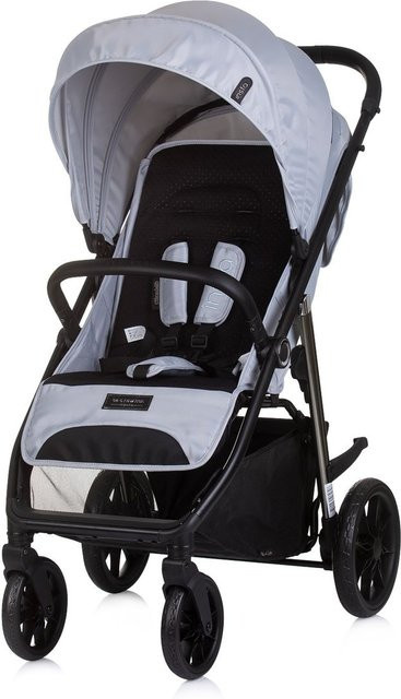 Chipolino Kinderwagen Buggy Insta in Grau mit Aluminiumrahmen, Federung und Fußabdeckung, klappbar - Bild 1