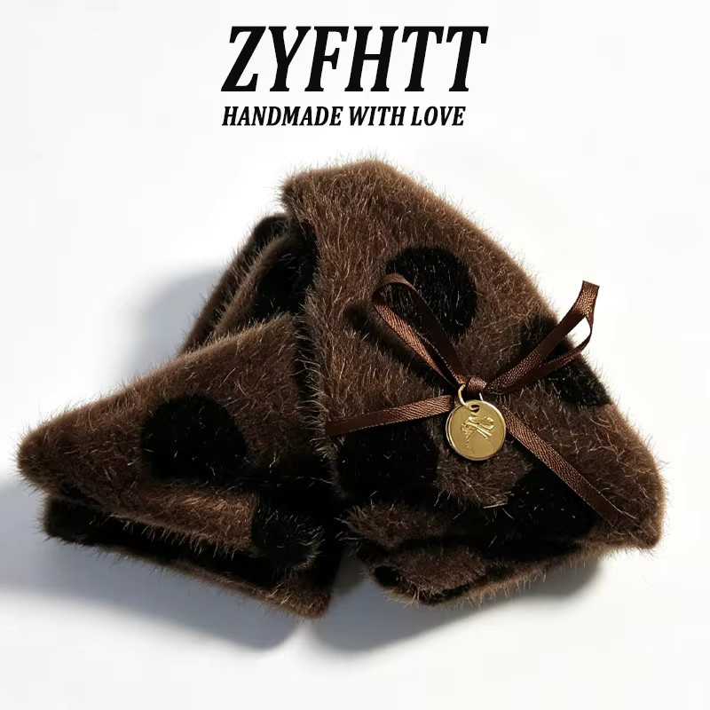 ZYFHTT Haarspange Leopardenmuster Dreieckig, Damen - Bild 3
