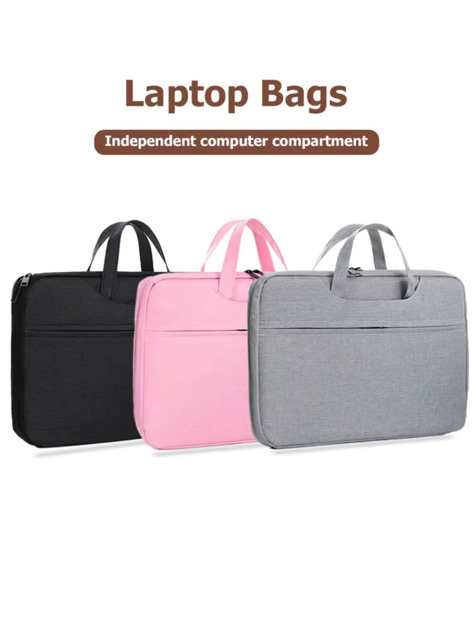 AKABEILA Laptop-Hülle stoßfeste Notebook-Tasche für MacBook, Xiaomi, Huawei und ASUS in Pink, 11–16 Zoll, ultradünne Business-Aktentasche - Bild 3