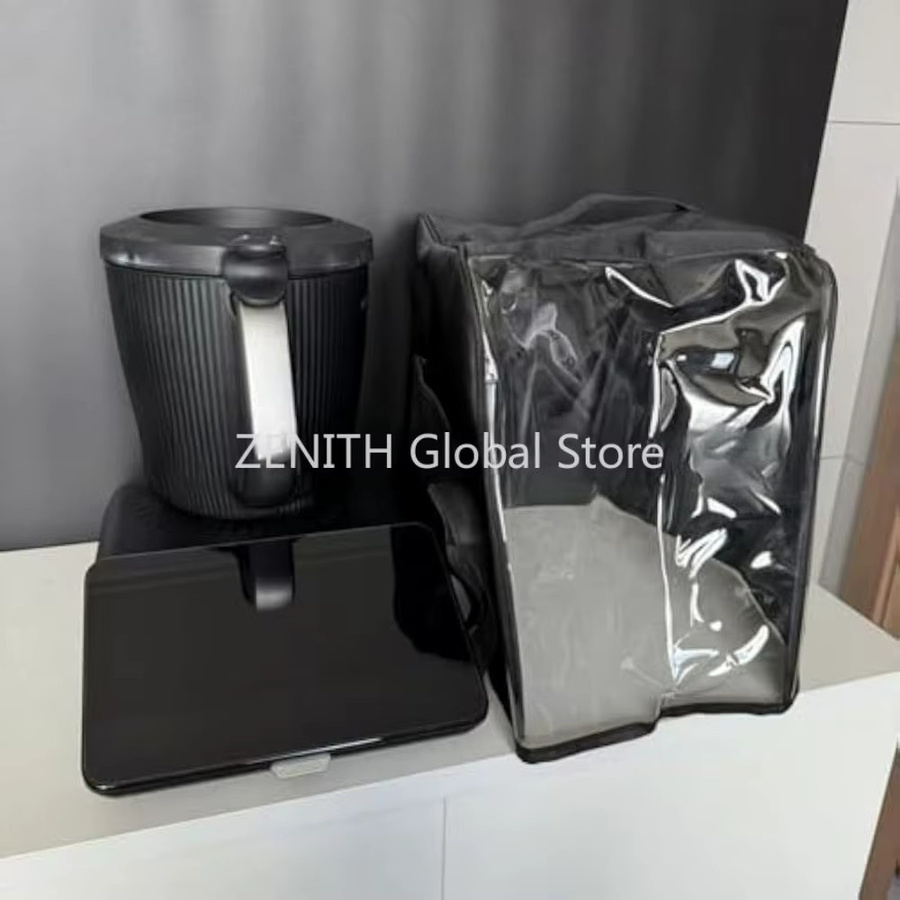 Transparente faltbare Staubschutzhülle für Vorwerk Thermomix TM7, schmutzabweisende Schutzhülle für deine Küchenmaschine, B/T: 33,5 x 23,5 cm - Bild 5