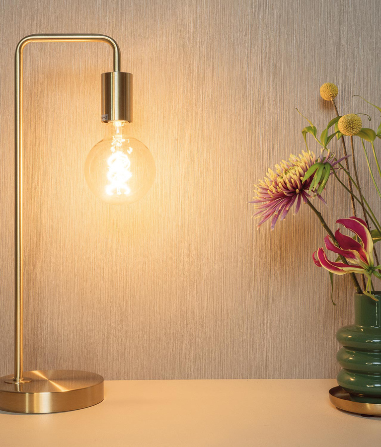 KEK Amsterdam Tapete Sevilla Hotel Chique in Beige mit abstraktem Design aus Vinyl - Bild 1