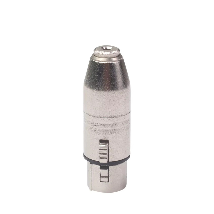 Canon Audio-Adapter XLR 3-Pin auf 6,5mm Mini XLR 5-Pin mit RCA und 3,5mm Klinke in Silber - Bild 2