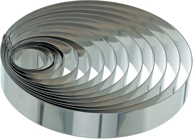 Schneider Tortenring aus Edelstahl in Silber, Durchmesser: 24 cm, Höhe: 6 cm - Bild 1