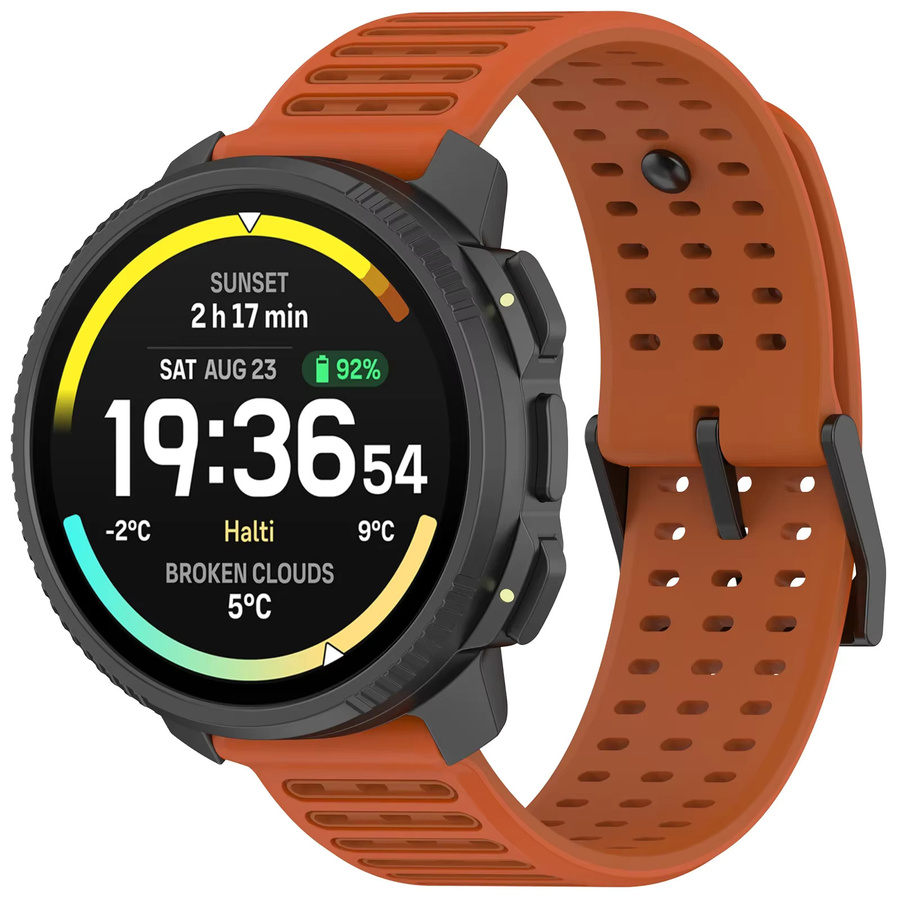 Uhrenarmband HUBANDE Silikon, Weiß, 22 mm, Unisex - Bild 3