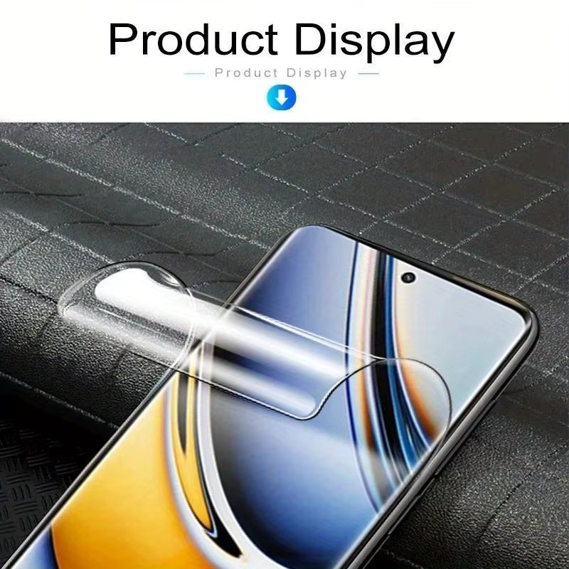 Hydrogel Displayschutzfolie für OPPO Realme 14 13 12 11 10 Pro Plus Hinweis 60 50 GT 6T P3 P2 Pro, transparent - Bild 5