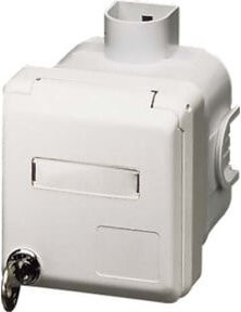Mennekes UP-Dose Cepex Steckdose 16A, 5p, 6h, 400V, IP44, Weiß, Unterputz - Bild 1