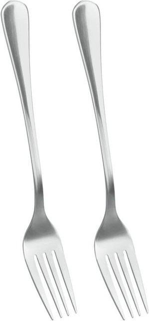 Metaltex Besteck-Set aus Edelstahl in Silber, 2-teilig, gebürstet - Bild 1