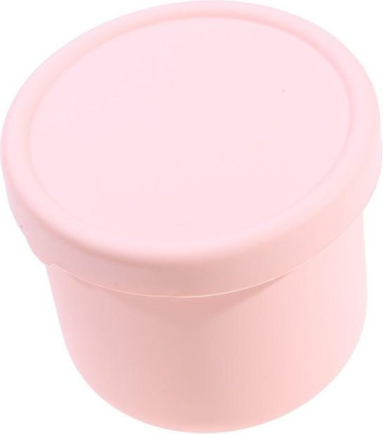LChome Silikon-Lebensmittelbehälter mit Deckel, luftdichte und auslaufsichere Bento-Box für Erwachsene und Kinder, 250 ml, rosa - Bild 1