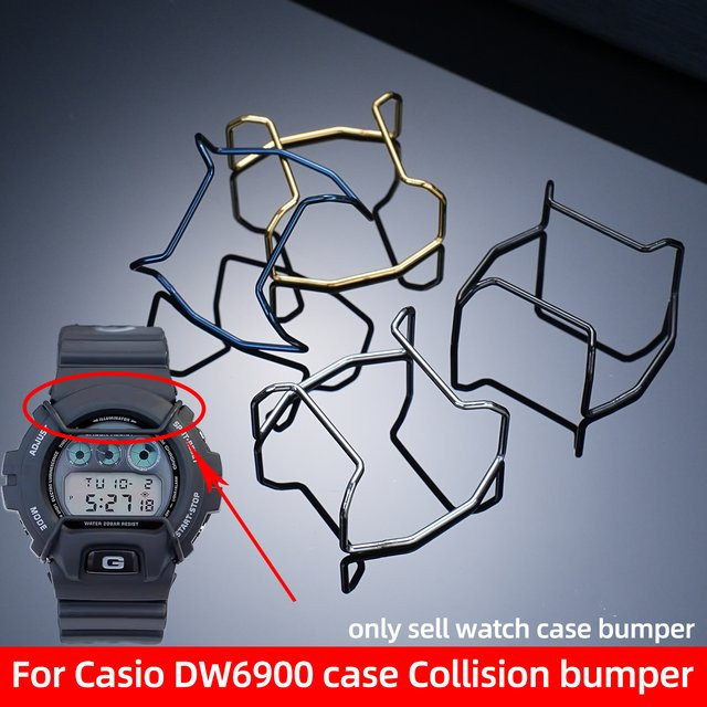 Casio Uhrengehäuse-Kollisionsschutz, Edelstahl, Unisex - Bild 1