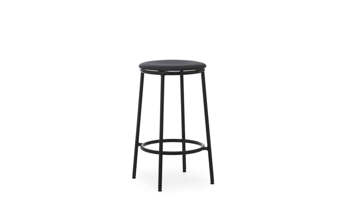 Normann Copenhagen Circa Barhocker in Schwarz Matt im skandinavischen Design - Bild 2