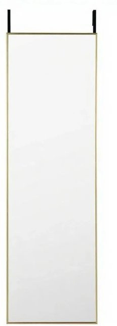 Costway Ganzkörperspiegel in Gold mit höhenverstellbarer Wandmontage, B: 37 cm, H: 120 cm - Bild 1