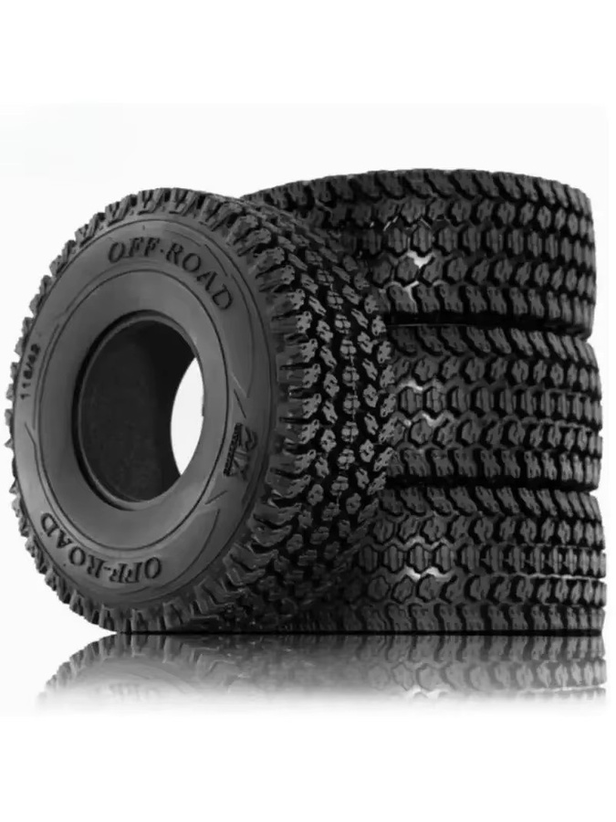 TIMEA RC Crawler-Reifen, 4-teiliges Set, Gummi, Schwarz - Bild 6