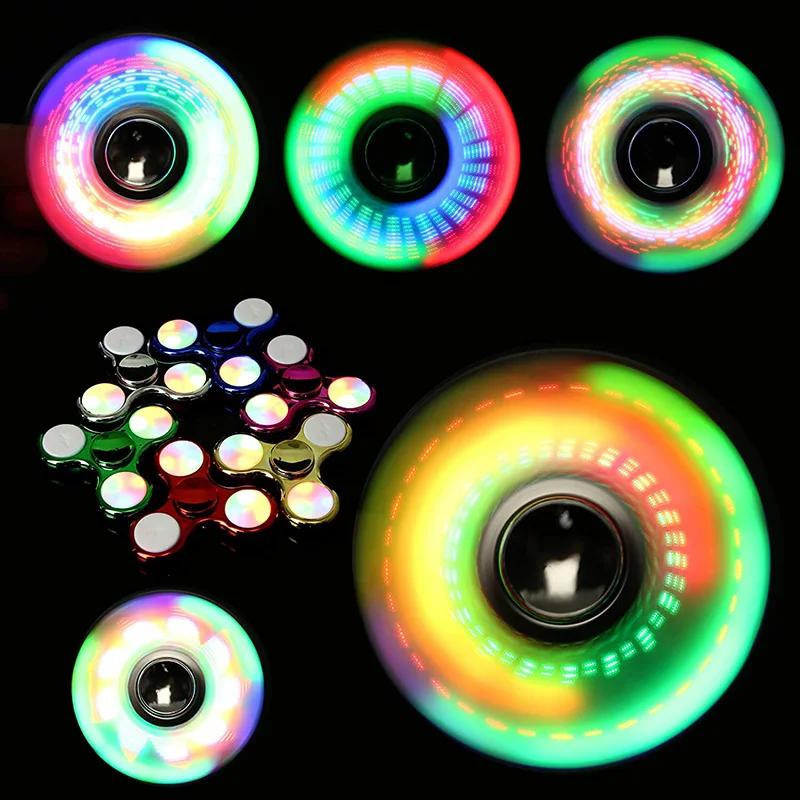 XDR Leuchtender LED Fidget Spinner Hand Kreisel Spielzeug - Bild 1