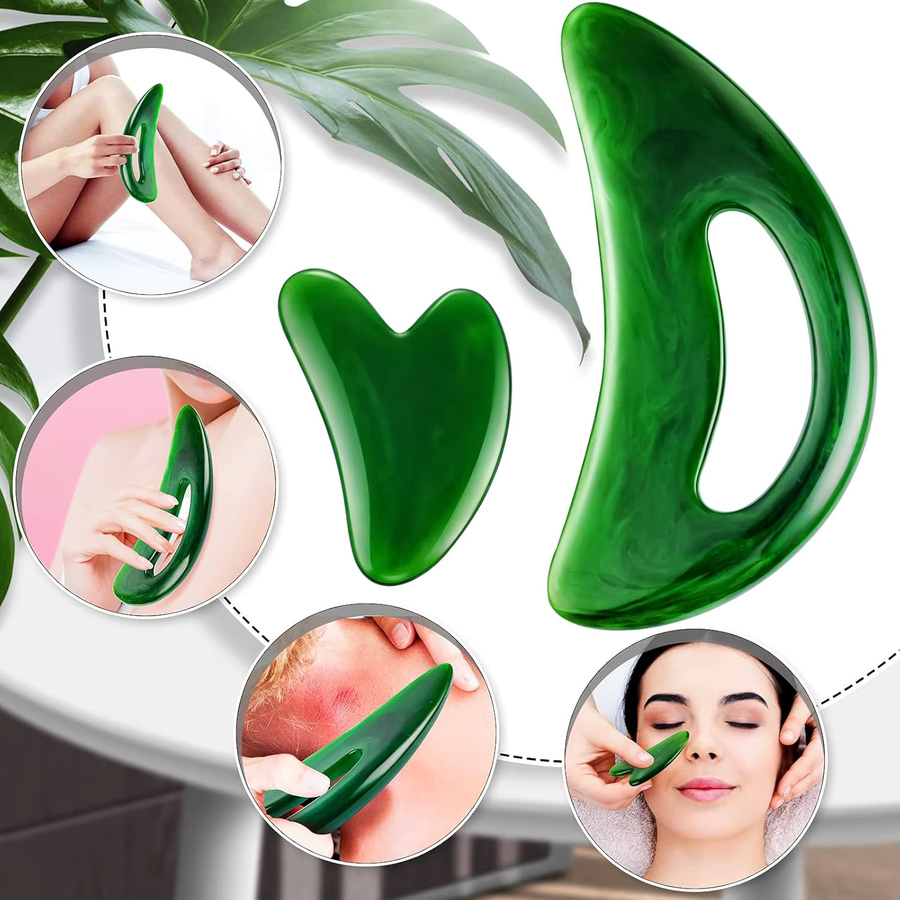 DUTRIEUX Guasha Massage Werkzeug Set, Körper und Gesicht, Unisex - Bild 6