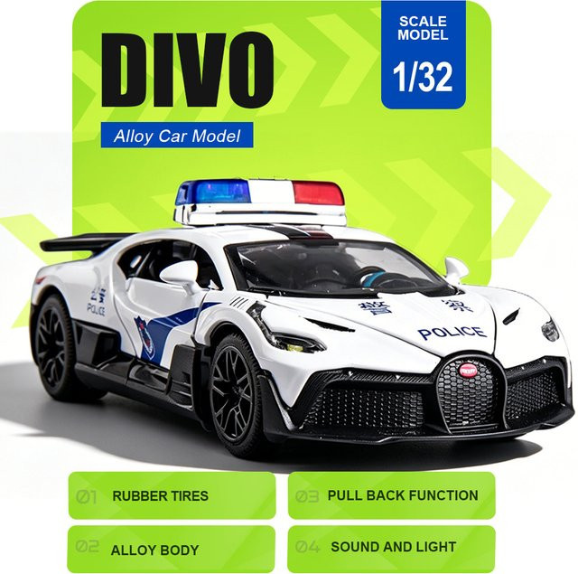 RMZ city DIVO Tourbillon Automodell-Spielzeug, 1:32, mit Licht und Sound, Rückziehfunktion - Bild 1