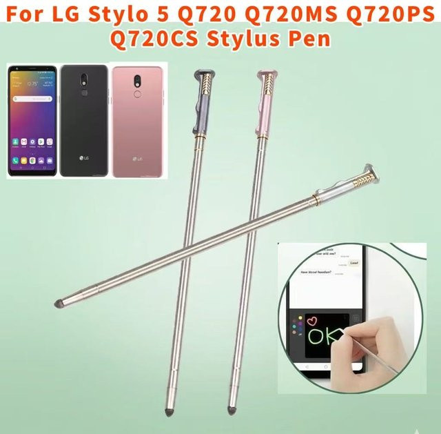 LG Stylo 5 Ersatz Touch Stylus Pen für Android in Weiß und Silber - Bild 1