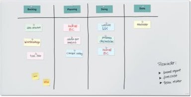 SIGEL Glas-Whiteboard Artverum, matt, super-weiß, magnethaftend, B: 200 cm, H: 100 cm mit 2 Neodym-Magneten - Bild 1