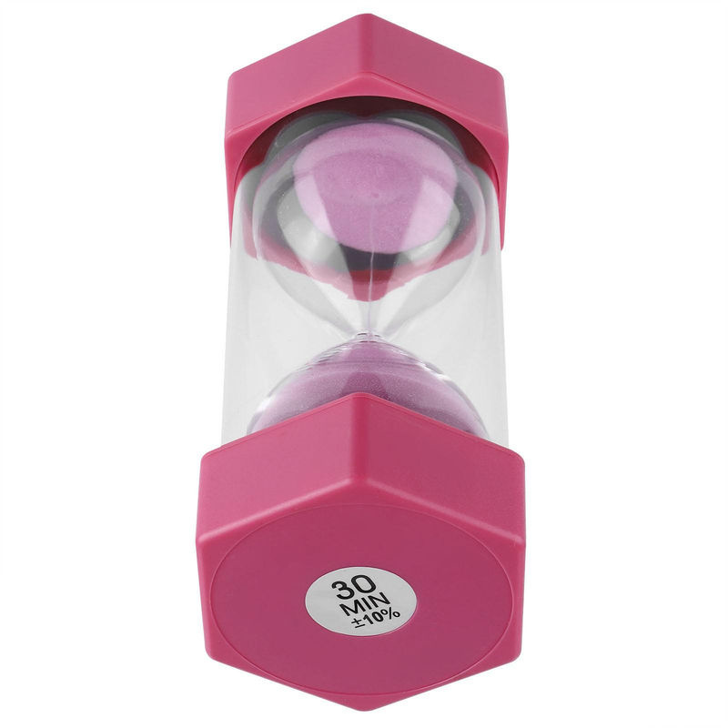 mfySpace Sechseckige Sanduhr 30 Minuten Timer in Rosa - Bild 4