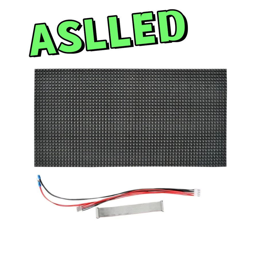 ASLLED HUB75 P5 SMD 3IN1 RGB-LED-Matrixmodul für den Innenbereich, Vollfarbpanel, Multicolor, B/H: 320 x 160 mm - Bild 4