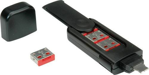 Roline USB Typ A Port Blocker Schnittstellenblockierung Schwarz - Bild 1