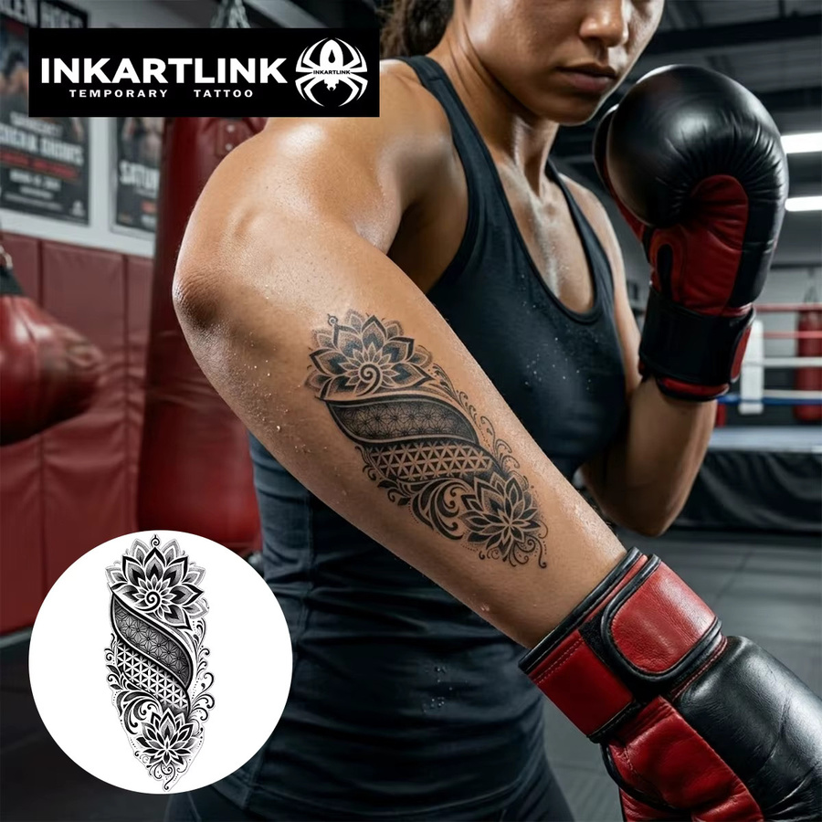 INKARTLINK Rune Dragon Juice Tattoo-Patch, wasserfest - Bild 2