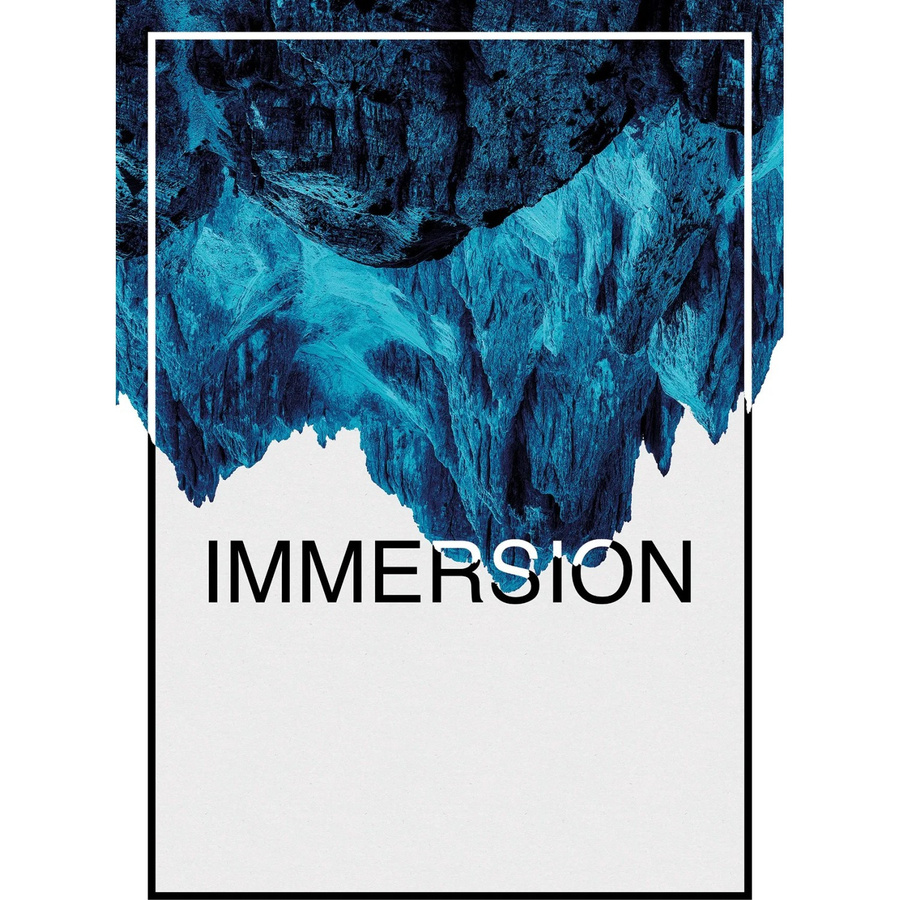 Komar Wandbild Immersion Blue aus Qualitätsvlies, Breite: 50 cm, Höhe: 70 cm - Bild 2