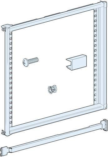 Schneider Electric PrismaSeT-P Frontplattenträger schwenkbar, Farbe: Weiß/Silber, Breite: 65 cm, Höhe: 10 Module - Bild 1