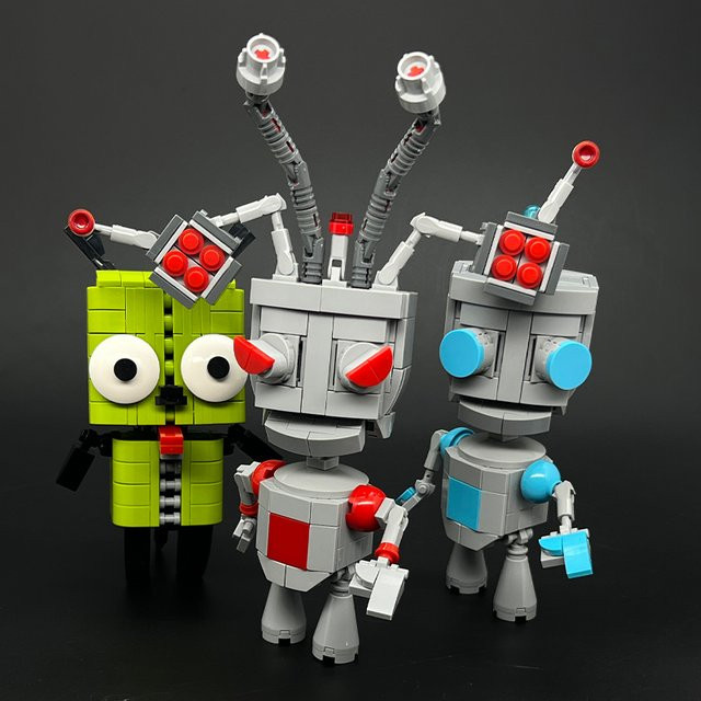 Oenas Alien Roboter Hund Modellbaustein Set als kreatives Spielzeug und Sammlerstück für Kinder und Enthusiasten - Bild 1