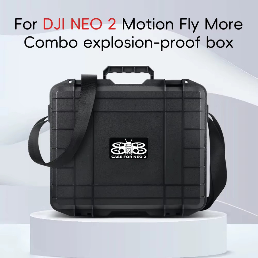 DJI Hartschalenkoffer für DJI NEO 2 RC N3 Fly More Combo und DJI Goggles N3 in Schwarz als Sicherheitsbox und Aufbewahrungstasche - Bild 4