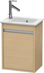 Duravit Waschtischunterschrank Ketho, wandhängend, Eiche natur, B/T/H: 40 x 28,5 x 55 cm - Bild 1
