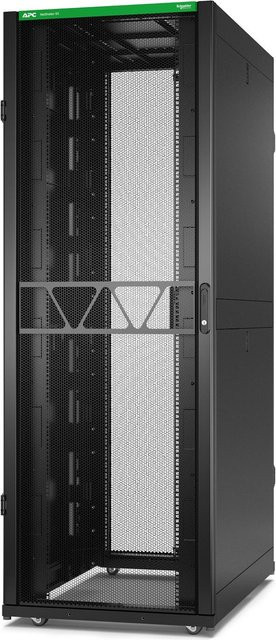 APC NetShelter SX Gen 2 Netzwerkschrank 45U Schwarz B/T/H: 212,4 x 75 x 120 cm mit Seitenwänden - Bild 1