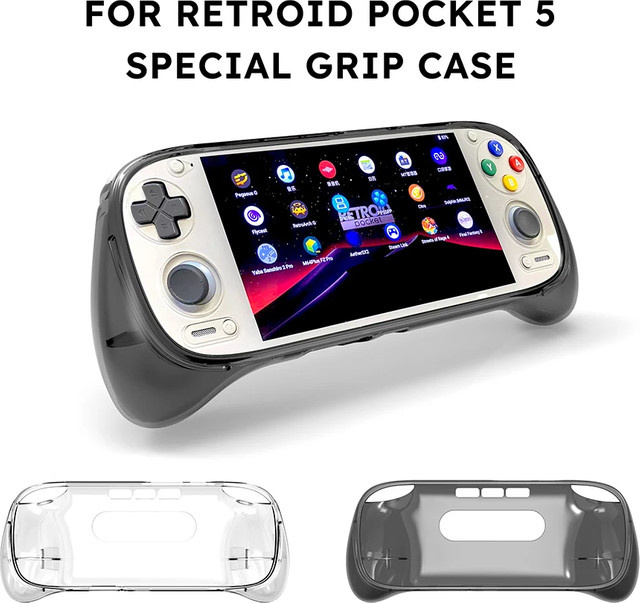 SZKOSTON TPU-Schutzhülle für Retroid Pocket 5 in Transparent, sturzsicheres Design - Bild 1