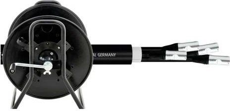 Cordial RJ45 Patchkabel CAT 6a S/FTP Ethernet LAN Datenkabel Schwarz 50 m - Bild 1