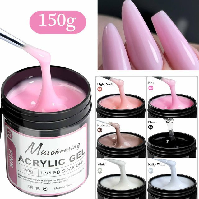 Misscheering Builder Nagel Gel, Clear, 100g, Glänzend - Bild 1