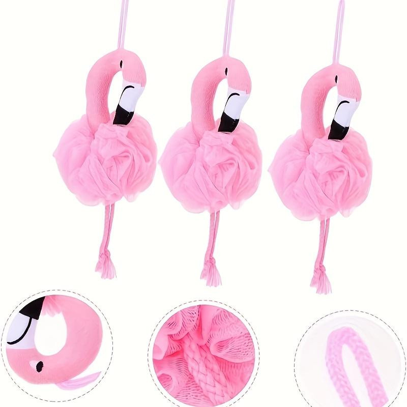 Niedlicher Badeball in Flamingo-Form und Herz-Design in Rosa - Bild 2