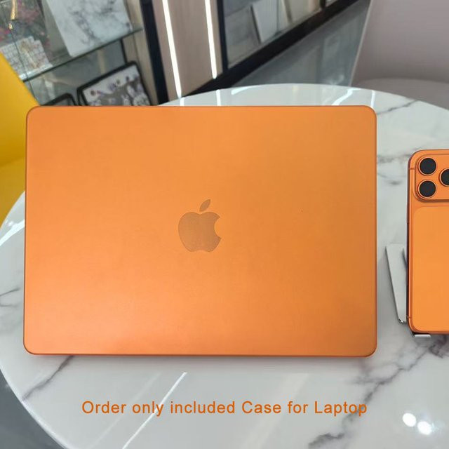 SZEGYCHX Laptop-Hülle für MacBook Air 13 Zoll M5 M4 M3 M2 in Orange - Bild 1