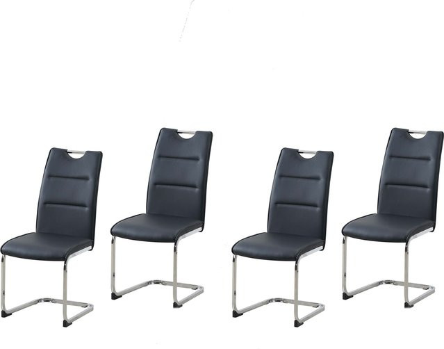 HTI-Living Schwingstuhl DannyC in Schwarz aus Kunstleder - Bild 1