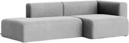 HAY Mags 2,5-Sitzer Sofa Kombination mit Armlehnen, Rechts, Grau, Stoffbezug - Bild 1