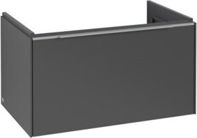 Villeroy & Boch Waschtischunterschrank Subway 3.0 in Graphit Grau, Wandmontiert, mit LED-Beleuchtung und Schubladen, B/T/H: 77,2 x 42,9 x 47,8 cm - Bild 1
