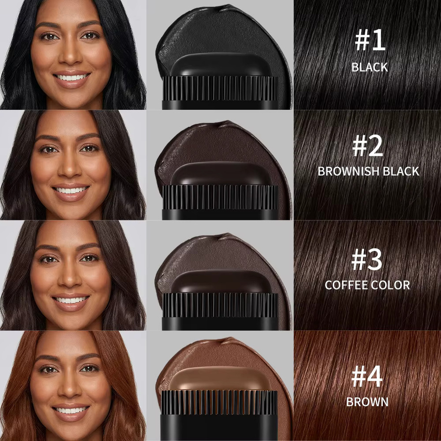 Lakerain 3-in-1 Haarfärbestift mit Kammzähnen, Unisex, Wasserfest - Bild 5