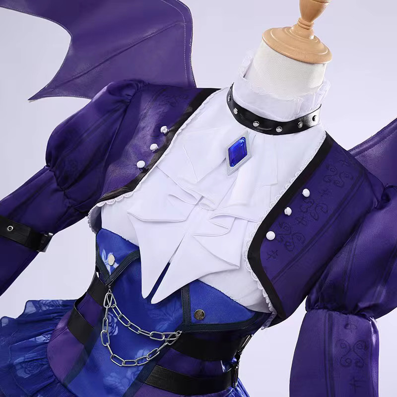 AniMuse Aikatsu Yurika Todo Gothic Magic Cosplay Kostüm, Komplettes Set - Bild 2