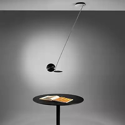 Baltensweiler Oyo Pendelleuchte LED 2-flammig XL in Schwarz eloxiert mit 3.000 K Farbtemperatur - Bild 1