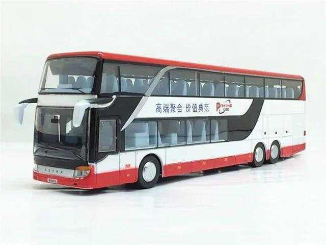 Yiran toy 1 Doppelstockbus, Spielzeugfahrzeug, 1:32, weiß, mit Licht und Sound, ab 14 Jahren - Bild 1