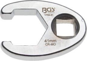 BGS Hahnenfußschlüssel aus Chrom-Molybdän-Stahl mit 3/4 Zoll Innenvierkant und 41 mm Schlüsselweite in Silber - Bild 1