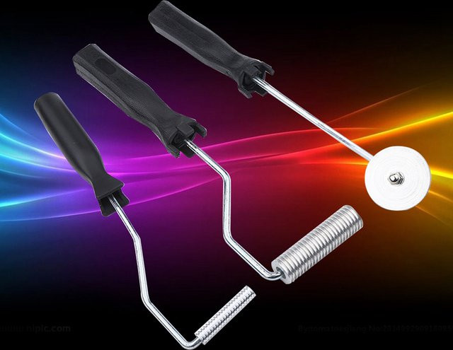TOPINCN 3-teiliges Laminier-Set aus Aluminiumlegierung und Fiberglas mit Blasenpaddel und Sägezahn-Walze für FRP-Formen - Bild 1