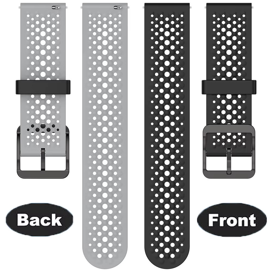 QCTOG Uhrenarmband Silikon, 22 mm, multicolor - Bild 4