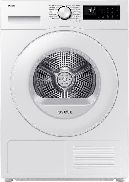 Samsung Wärmepumpentrockner DV5000H, 8 kg, Weiß, Energieeffizienzklasse C - Bild 1